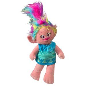 Build-A-Bear Workshop Trolls World Tour Princess Poppy Stuffed Plush Toy Pink